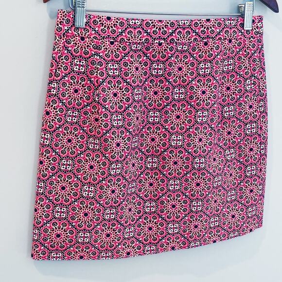 NEW J. Crew Basketweave Mini Skirt Pink Size 4 - Picture 7 of 10